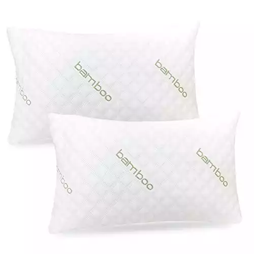 Bamboo Pillow (2- Pack) - Premium Pillows for Sleeping