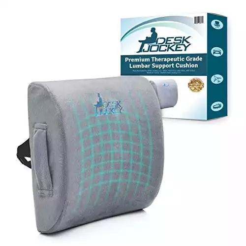 Desk Jockey Lumbar Pillow Support Cushion