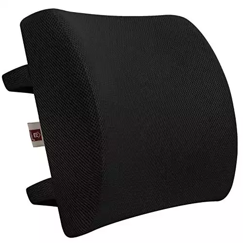 LOVEHOME Memory Foam Lumbar Support Back Cushion