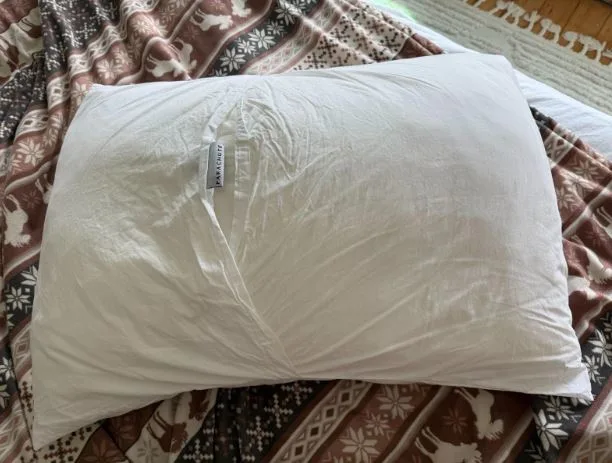 Parachute Brushed Cotton Sheet Set back envelope pillow