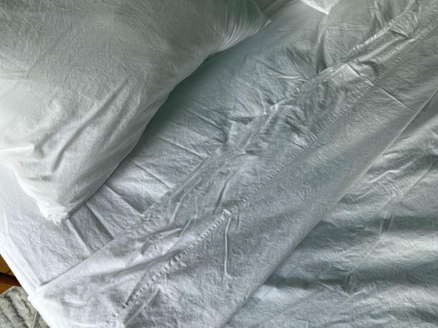 parachute sheets up close