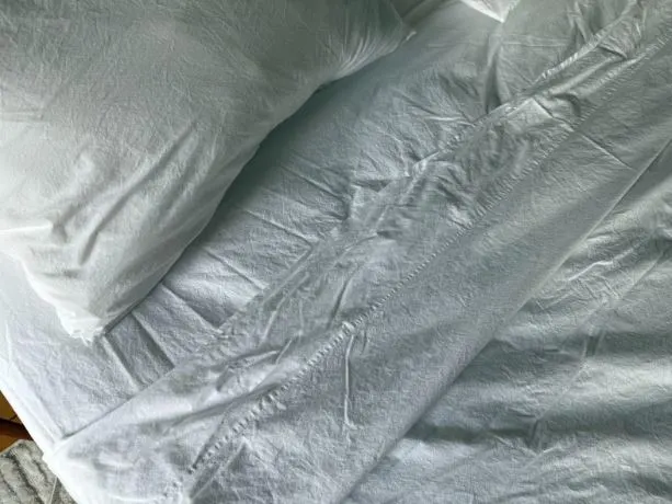 parachute sheets up close