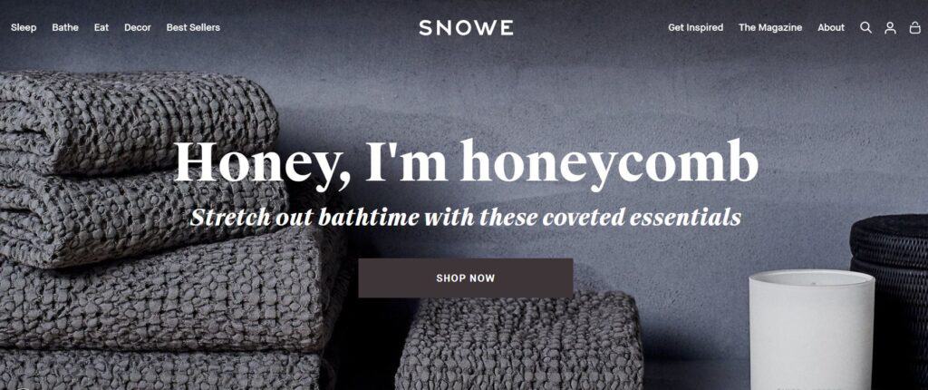 snowe bedding