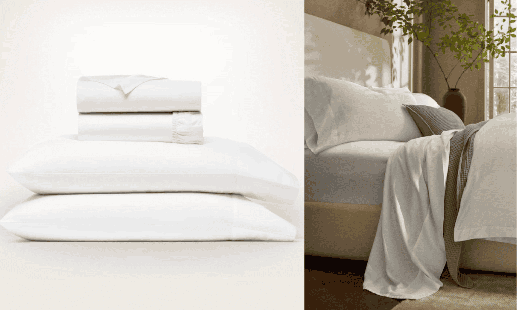 Signature Hemmed Sheet Set boll and branch