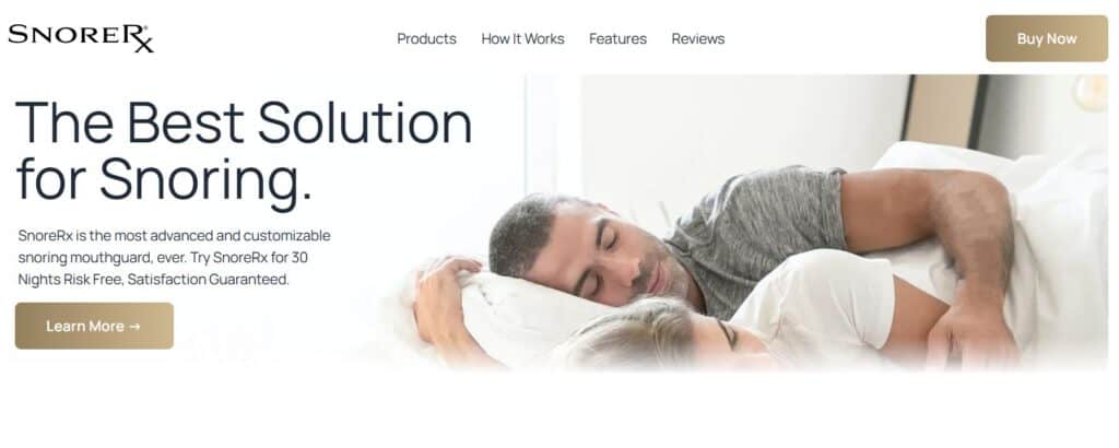 Snorerx website