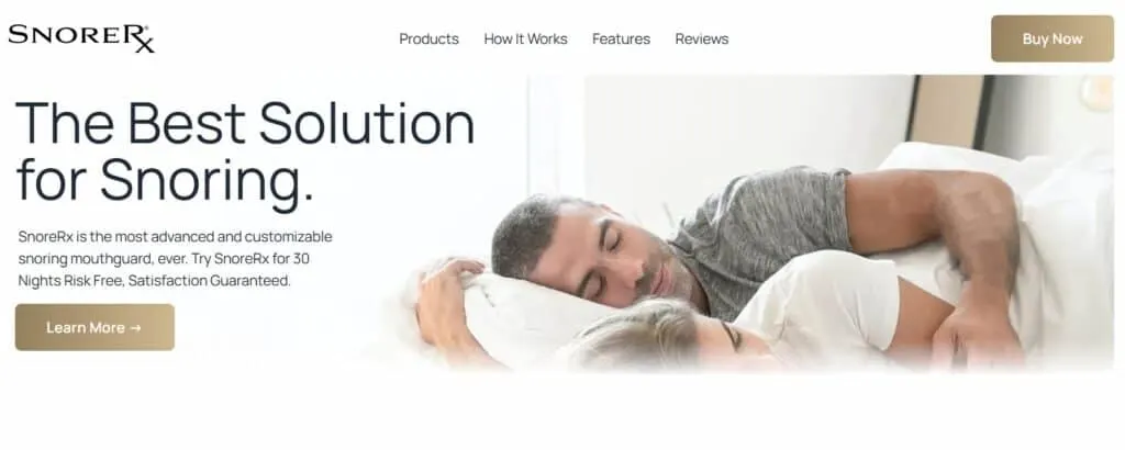 Snorerx website