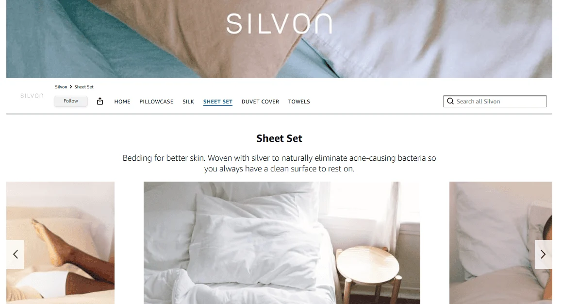 Silvon Amazon store