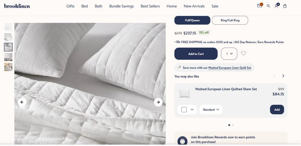 brolinen linen quilt