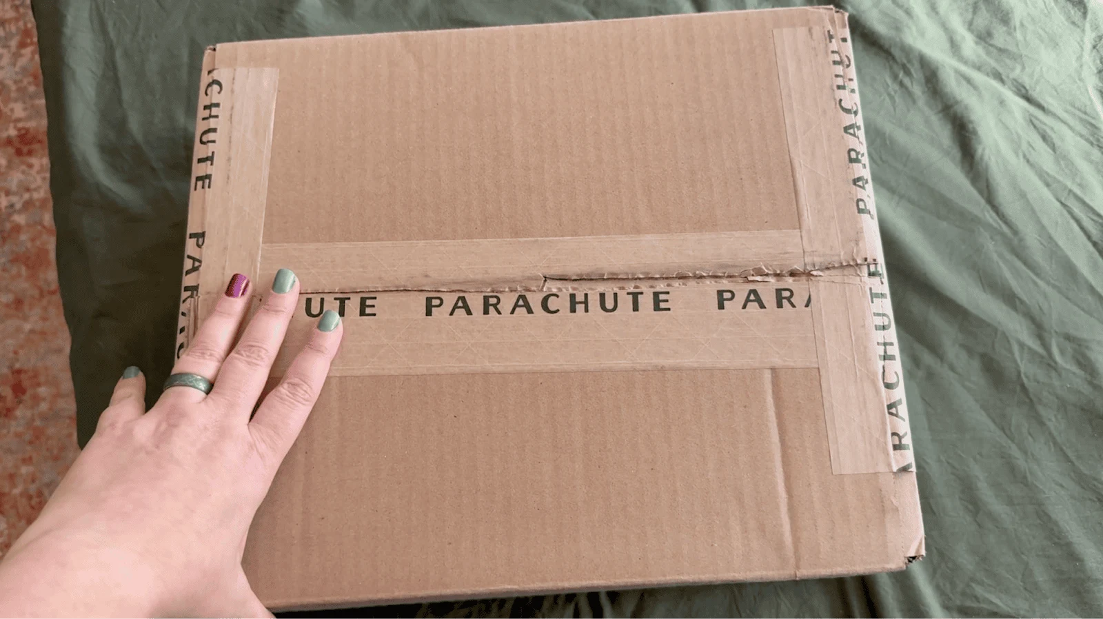 Parachute Robe packaging