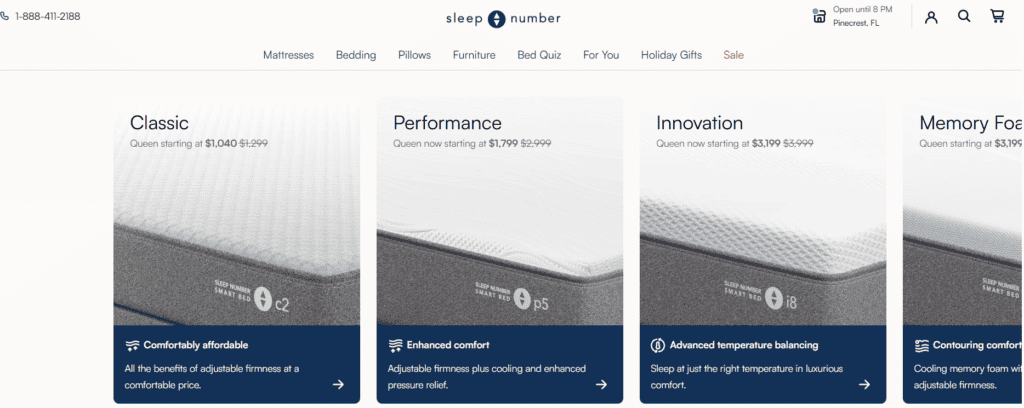 sleep number mattres