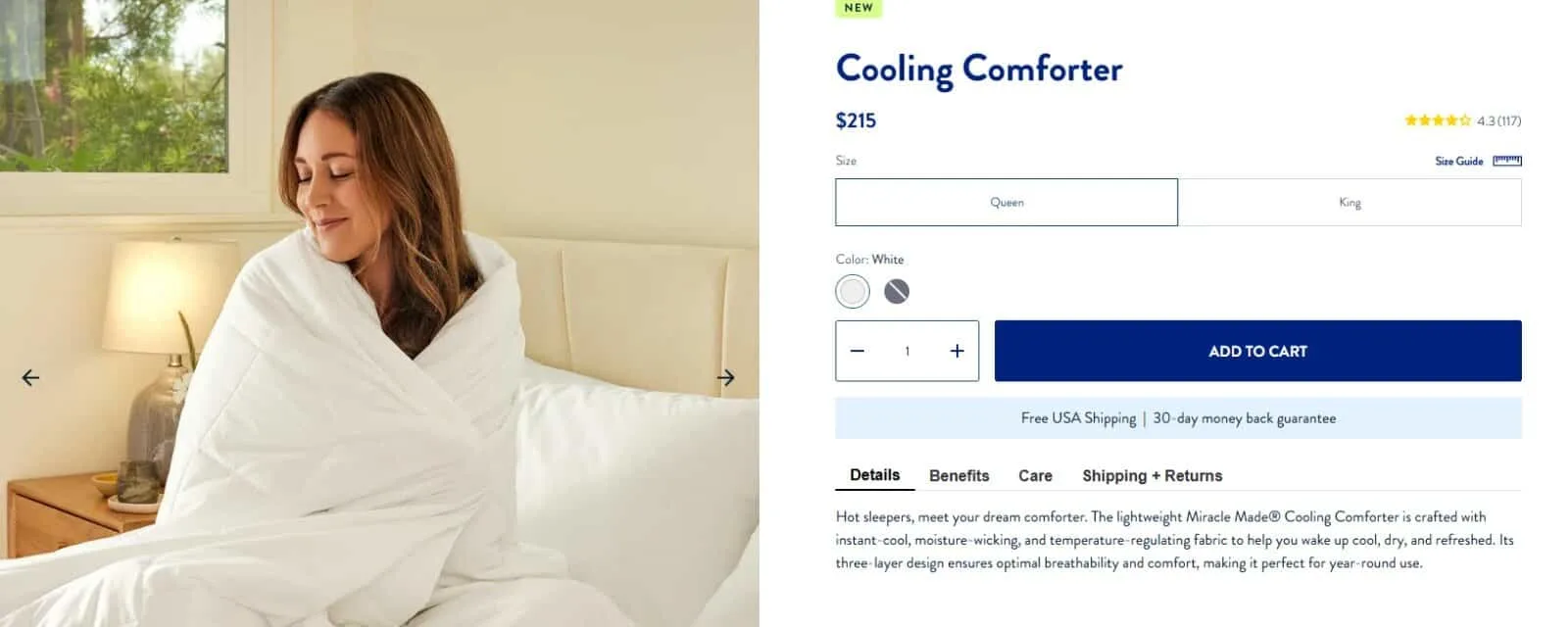 Miracle Made Cooling Comforter 