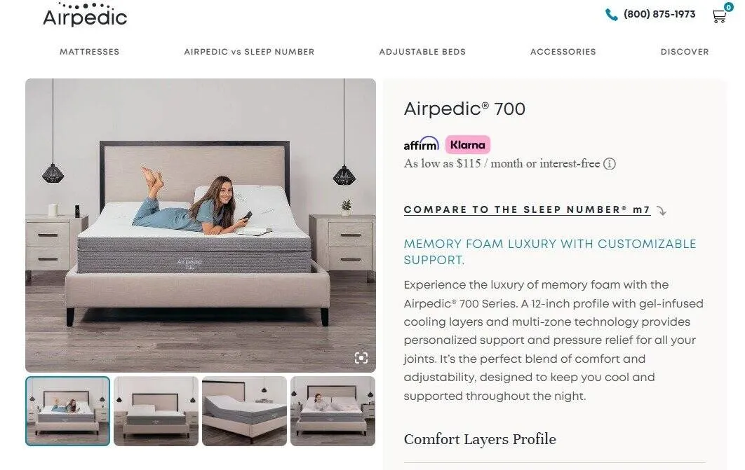 Airpedic 700