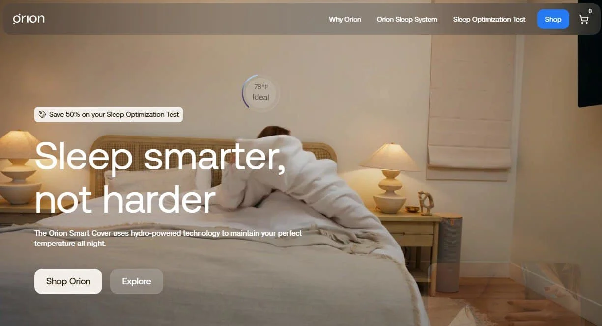 Orion Sleep System vs. Eight Sleep