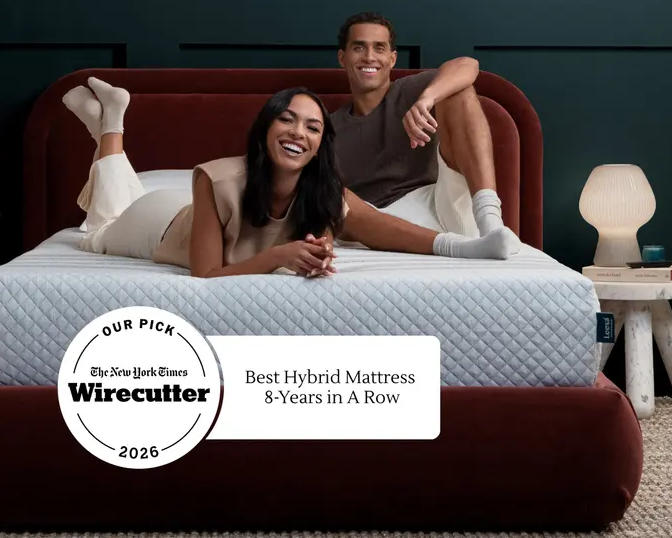 Best Mattress for Push Back: Leesa Sapira Hybrid (Firm)