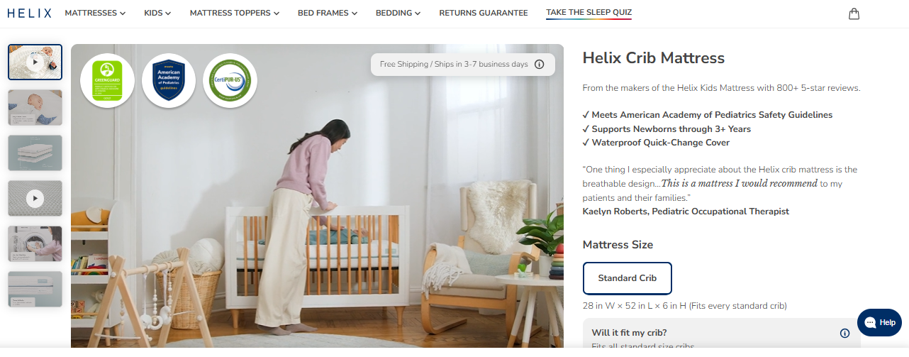 Best non toxic crib mattress