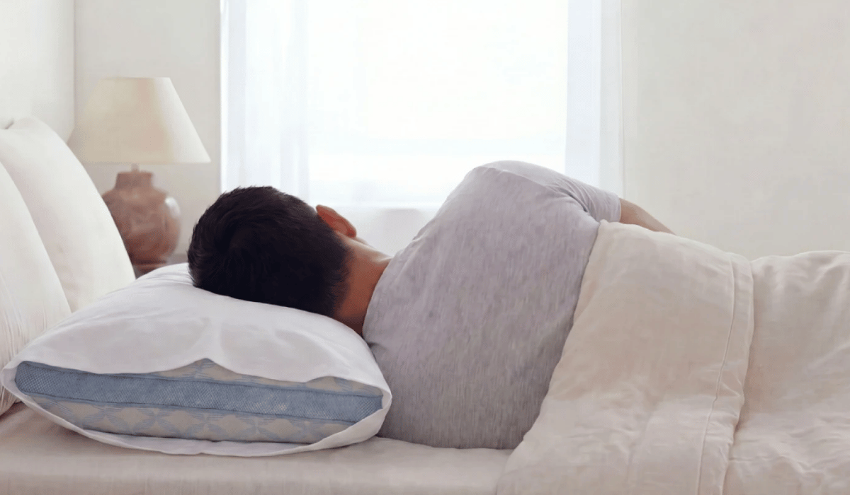 The pillow does half the work